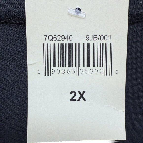 LUCKY BRAND Tunic Top Plus Size 2X Black Velvet Stretch Rayon Womens Evening NWT - Picture 7 of 14